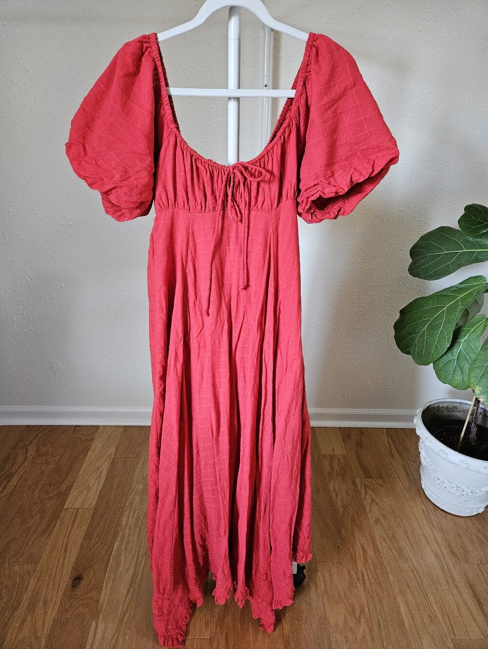 Free People On My Level Red Maxi Dress size XS. - Picture 3 of 10